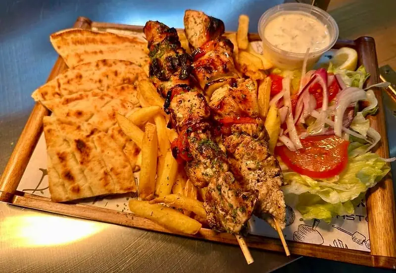 Food at Ossett Gyros