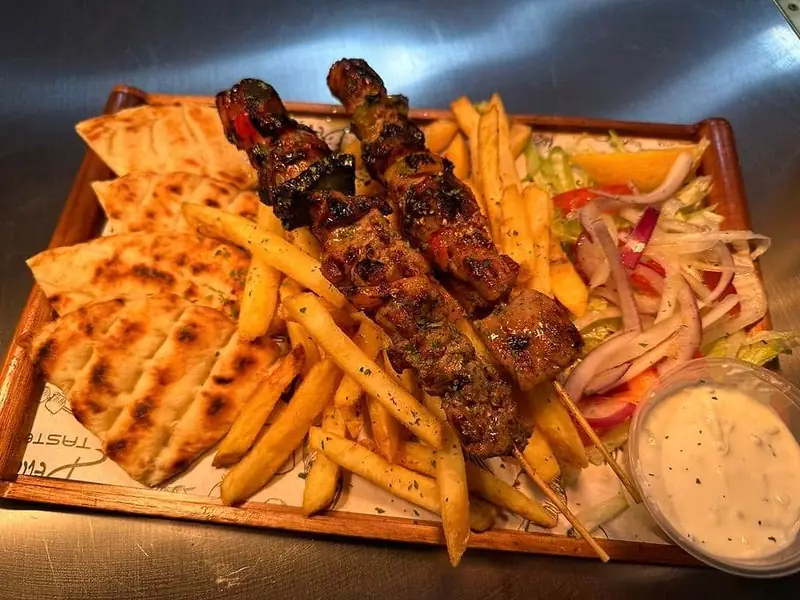 Food at Ossett Gyros