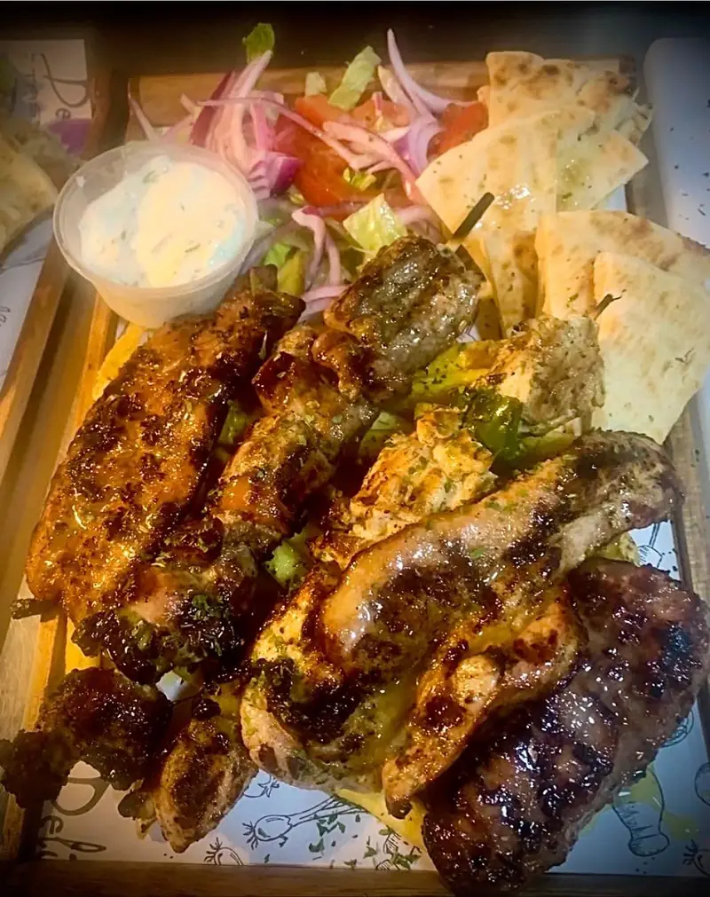 Food at Ossett Gyros