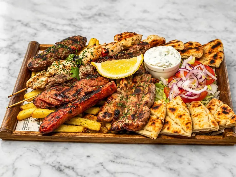Food at Ossett Gyros