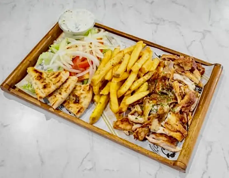 Food at Ossett Gyros