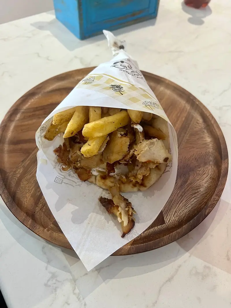 Food at Ossett Gyros
