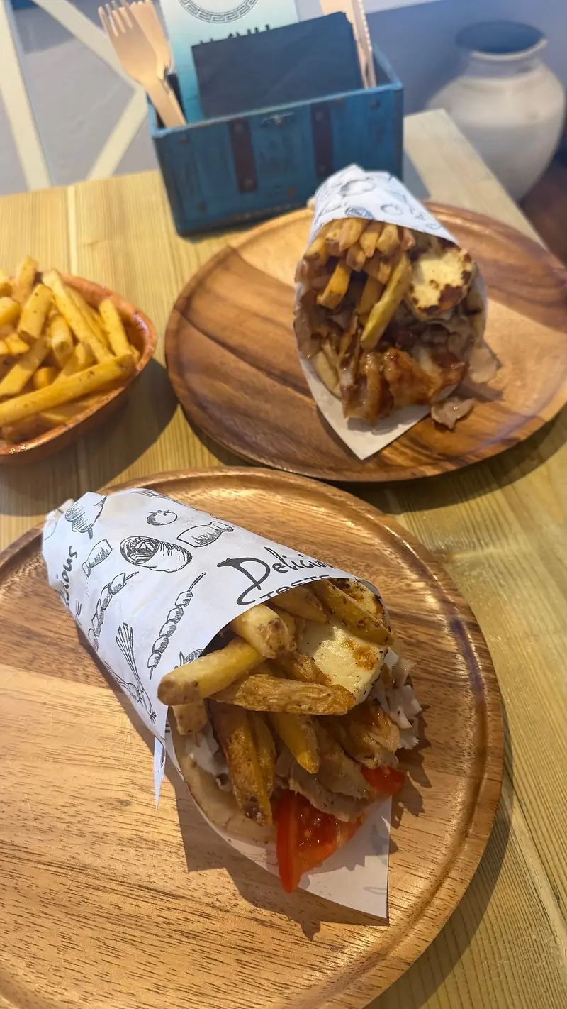 Food at Ossett Gyros
