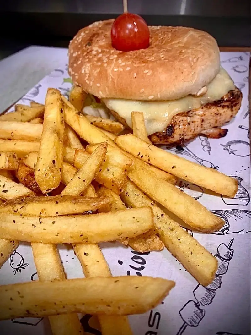 Chicken Gyro Burger